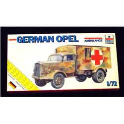 ESCI ERTL - 1/72 Scale German Opel Ambulance Milit Unbuilt Model Kit in Original Packaging. Comes as
