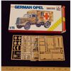 Image 4 : ESCI ERTL - 1/72 Scale German Opel Ambulance Milit Unbuilt Model Kit in Original Packaging. Comes as