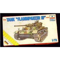 ESCI ERTL - 1/72 Scale German FlammPanzer III Tank Unbuilt Model Kit in Original Packaging. Comes as