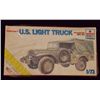 Image 2 : ESCI ERTL - 1/72 Scale WC 51 U.S. Light Truck Mili Unbuilt Model Kit in Original Packaging. Comes as