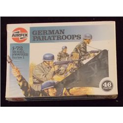 Airfix - 1/72 Scale German Paratroops  Model Figur Scale Model Figures in Original Packaging. Comes 
