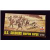 Image 2 : ESCI 1/72 Scale U.S. Soldiers Marine Corps Scale Model Figures in Original Packaging. Comes as shown