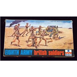 ESCI 1/72 Scale Eighth Army British Soldiers Scale Model Figures in Original Packaging. Comes as sho