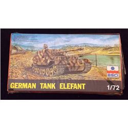 ESCI 1/72 Scale German Tank Elefant Unbuilt Model Kit in Original Packaging. Comes as shown in Photo