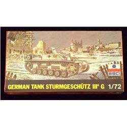 ESCI 1/72 Scale German 3 Ton Half-Track Sd. Kfz. 1 Unbuilt Model Kit in Original Packaging. Comes as