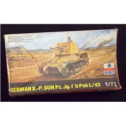 ESCI 1/72 Scale German S-P Gun Pz Jg. 1 b Pak L/43 Unbuilt Model Kit in Original Packaging. Comes as