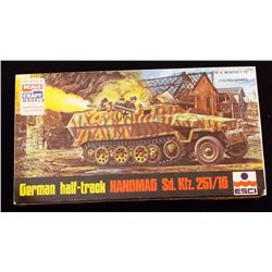 ESCI 1/72 Scale German Half-Track Sd. Kfz. 251/16 Unbuilt Model Kit in Original Packaging. Comes as 