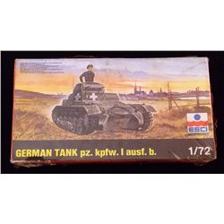 ESCI 1/72 Scale German Tank PanzerKampfwagen I aus Unbuilt Model Kit in Original Packaging. Comes as