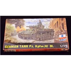 ESCI 1/72 Scale German Tank PanzerKampfwagen II "M Unbuilt Model Kit in Original Packaging. Comes as