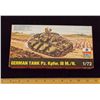 Image 3 : ESCI 1/72 Scale German Tank PanzerKampfwagen III M Unbuilt Model Kit in Original Packaging. Comes as