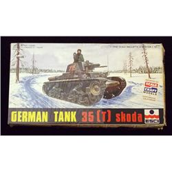 ESCI 1/72 Scale German Tank 35T Skoda Unbuilt Model Kit in Original Packaging. Comes as shown in Pho