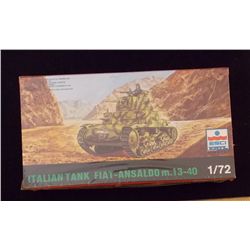 ESCI 1/72 Scale Italian 75mm. FIAT-Ansaldo 75/18 Unbuilt Model Kit in Original Packaging. Comes as s