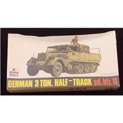 ESCI 1/72 Scale German Sd. Kfz. 11 3 Ton Half-Trac Unbuilt Model Kit in Original Packaging. Comes as