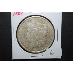 1884 US Silver Morgan $1; EST. $35-45