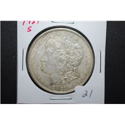 1921-D US Silver Morgan $1; EST. $35-45