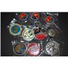 Image 1 : Military Challenge Coin; Various Dates, Bases, People, Etc.; Lot of 10; EST. $30-60
