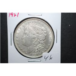 1921 US Silver Morgan $1; EST. $35-45