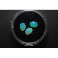Oval-Shaped Opal-Like Gemstones; Lot of 3; EST. $10-40