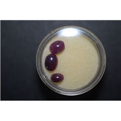 Oval-Shaped Purple Gemstones; Lot of 3; EST. $10-40