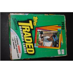 1990 MLB Traded Baseball Trading Cards; Various Dates, Players & Teams; Lot of 36 Unopened Packs; Lo