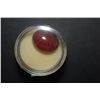 Image 2 : Large Oval-Shaped Red Marbled Gemstone; EST. $10-25