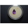 Image 2 : Teardrop Shaped Purple Gemstone; EST. $10-25