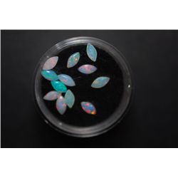 Diamond-Shaped Opal-Like Gemstone; Lot of 12; EST. $10-25