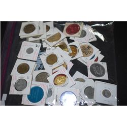 Various State Collectible Tokens; Lot of 60; EST. $60-100