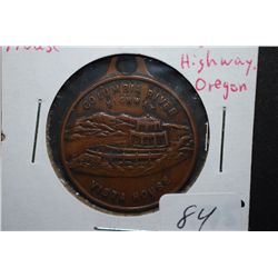 Vista House Columbia River Highway Oregon Collectible Token; EST. $5-10