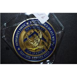 Lackland AFB Texas 319th Training Squadron Military Challenge Coin; One Of A Kind-Integrity First Ex
