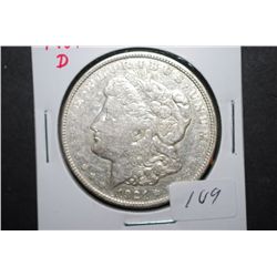 1921-D US Silver Morgan $1; EST. $35-45