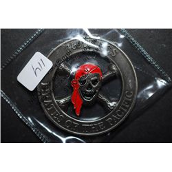 369th RCS Pirates Of The Pacific Military Challenge Coin Presented By The Commander; EST. $5-10