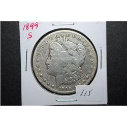 1899-S US Silver Morgan $1; EST. $35-45