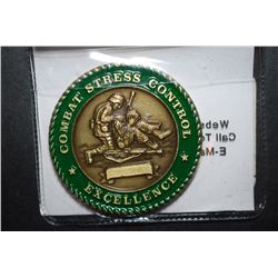 Combat Stress Control Excellence Military Medal; EST. $5-10