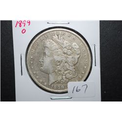 1899-O US Silver Morgan $1; EST. $35-45