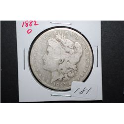 1882-O US Silver Morgan $1; EST. $35-45