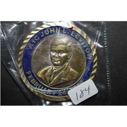 A1C John L Levitow February 24, 1969 Military Remembrance Coin; Honor Courage Valor; EST. $5-10