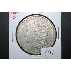 1921-S US Silver Morgan $1; EST. $35-45