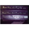 Image 1 : 1987-S thru 1989-S US Mint Proof Set; Lot of 3; Consecutive Years; EST. $15-20