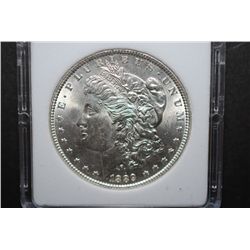 1889 US Silver Morgan $1; MCPCG Graded MS63; EST. $50-70