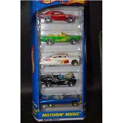 2000 Mattel Hot Wheels Inc. Gift Pack Motorin' Music Collectible Cars; Lot of 5 Cars; EST. $10-20