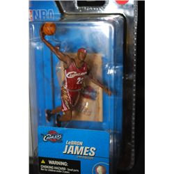 2005 McFarlane Toys NBA LeBron James 2nd Edition Cleveland Cavaliers Collectible Figurine; EST. $10-