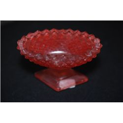 Vintage Depression Era Rose Colored Master Salt Bowl; EST. $15-20