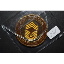 Al Udeid Air Base Qatar Desert Chief's Group Military Challenge Coin Superior Performer Chief's Awar