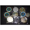 Image 2 : Military Challenge Coin; Various Dates, Bases, People, Etc.; Lot of 10; EST. $30-40