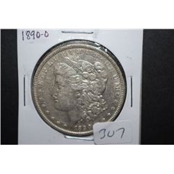 1890-O US Silver Morgan $1; EST. $30-40