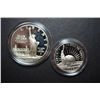 Image 1 : 1986-S US Liberty Commemorative Two-Coin Proof Set In Velvet Box; Ellis Island $1 & Nation Of Immigr