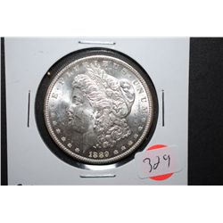 1889 US Silver Morgan $1; BU; EST. $45-55