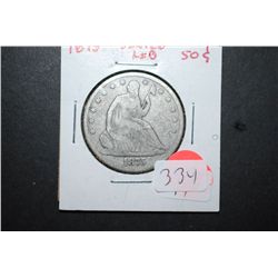 1875 US Seated Liberty Half Dollar; EST. $30-40