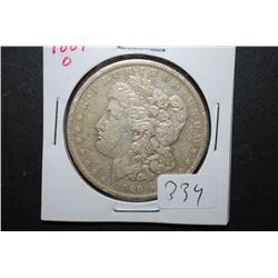 1889-O US Silver Morgan $1; EST. $30-40